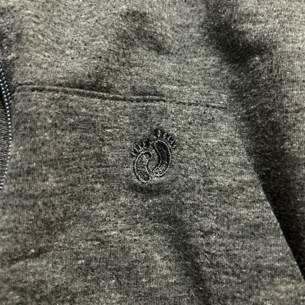 Hang Ten Charcoal Hoodie with Zip - Picture 5 of 11